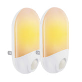 2 stücke 0,7 W Licht Sensor & PIR Motion LED Nacht Wand Lampe für Baby/Kind Schlafzimmer AC100-240V